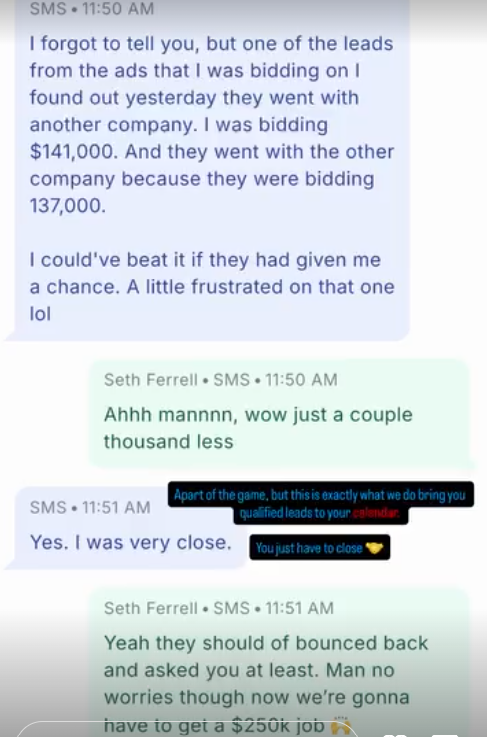 Client message
