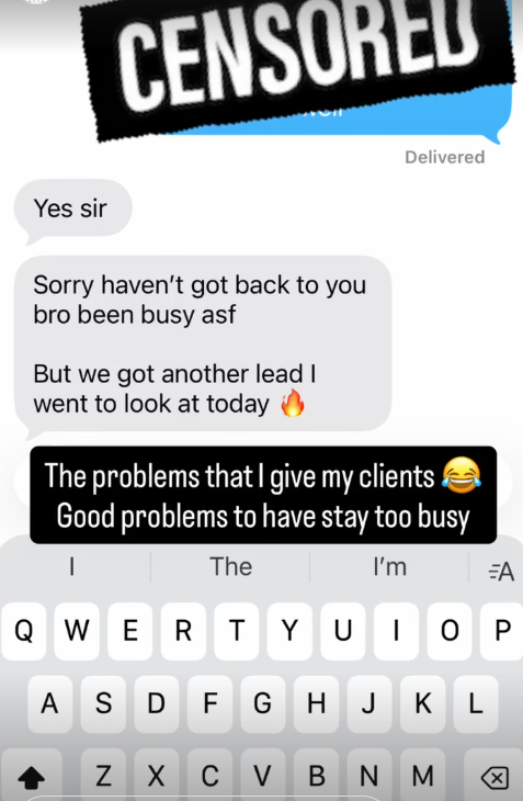Client message