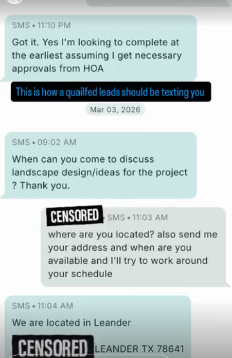Client message