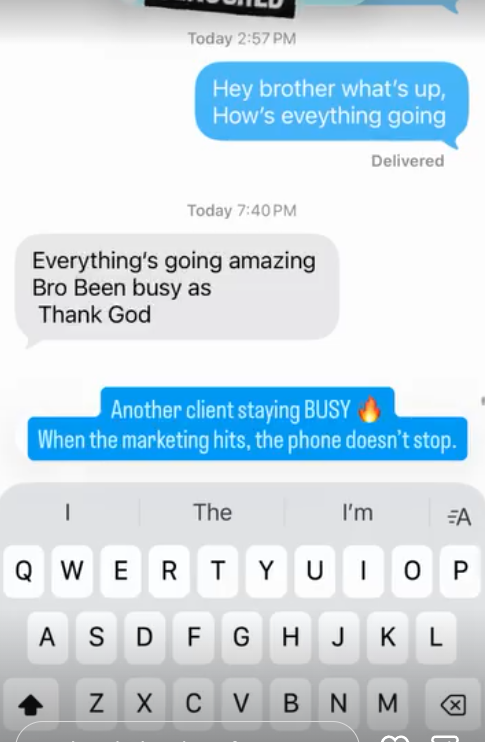 Client message