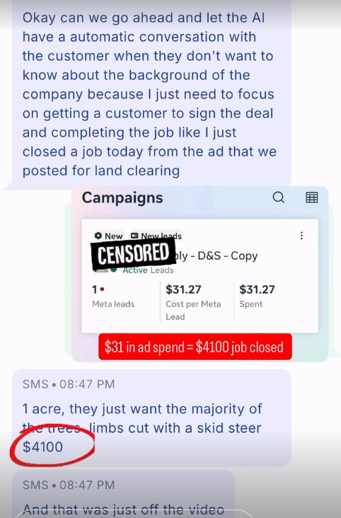 Client message
