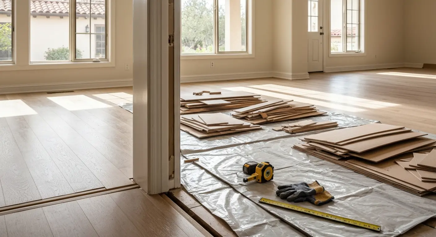 Flooring installation waste removal
