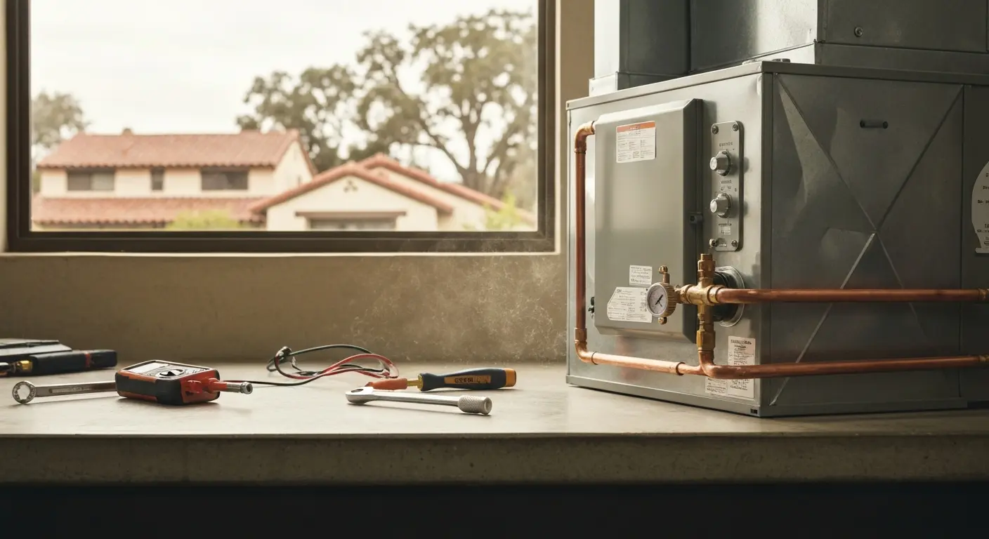 Skilled technician at work