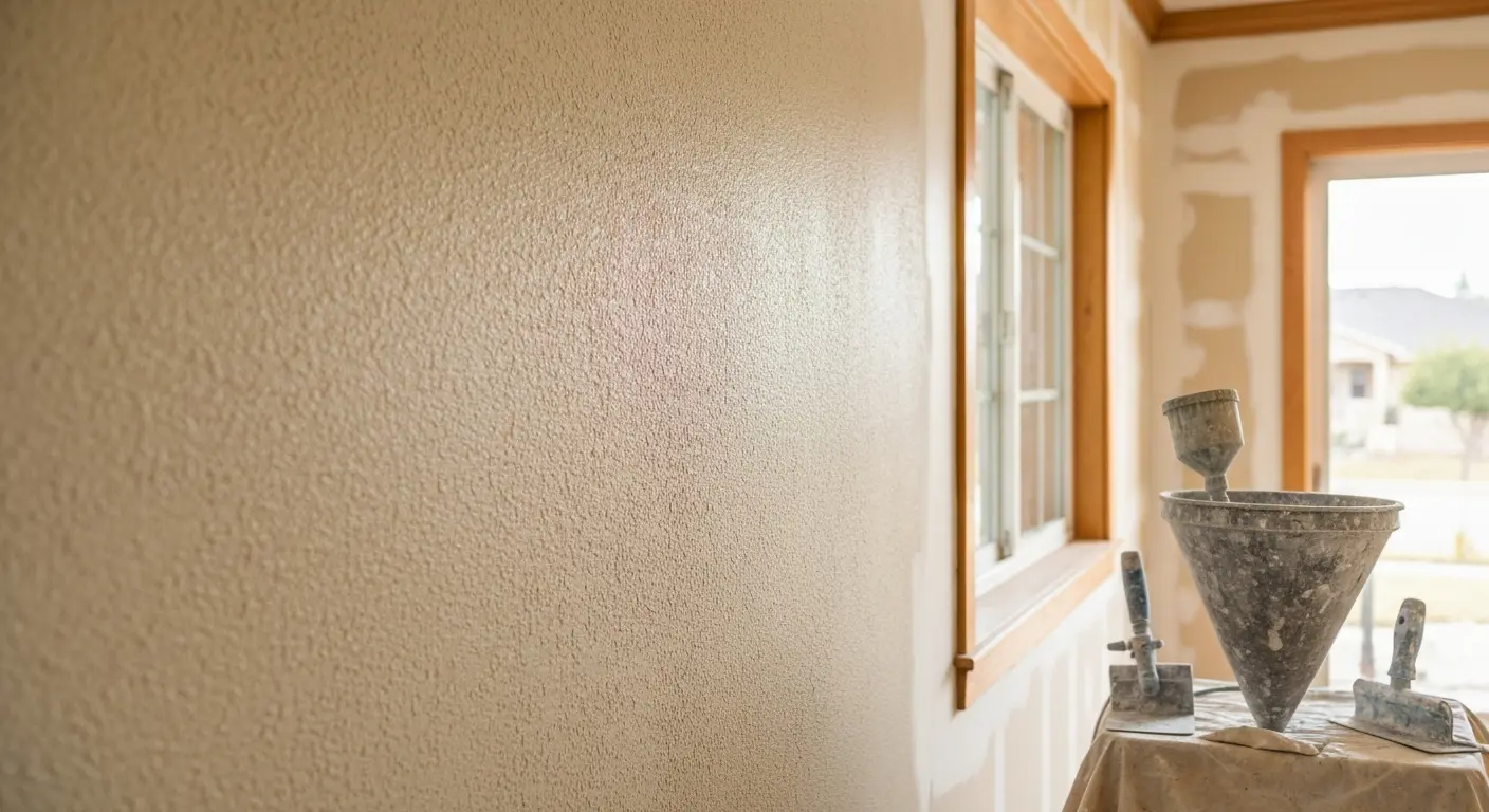 Wall texture finishing service