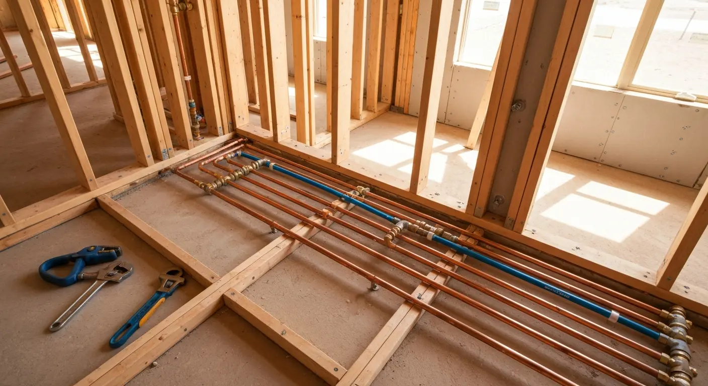 New construction plumbing