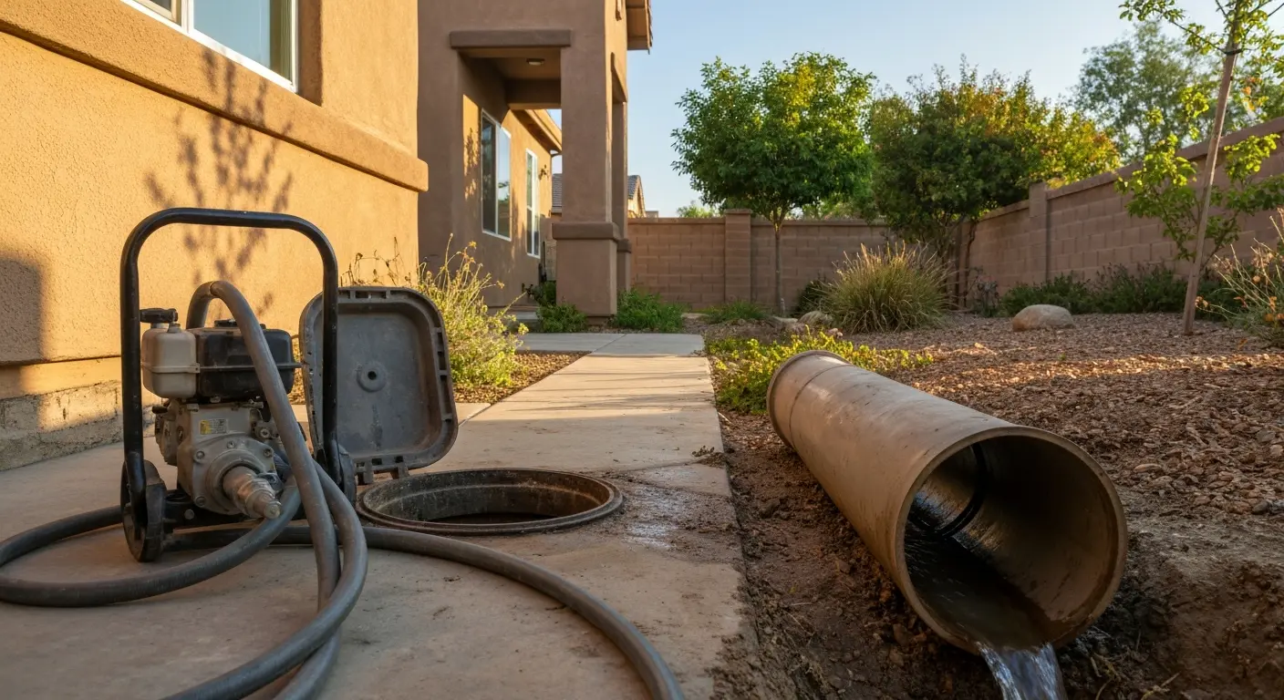 Drain cleaning service