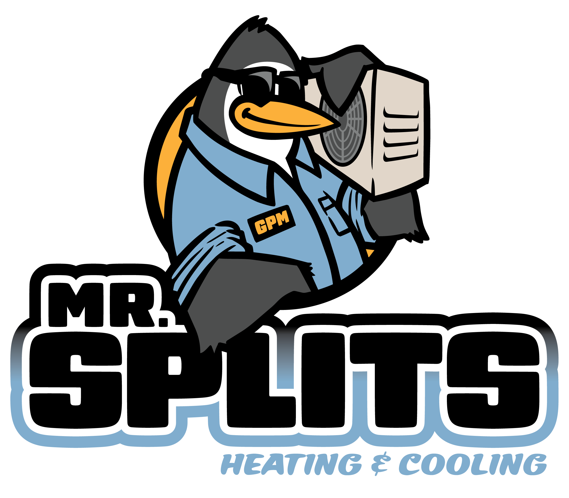 Mr. Splits Heating & Cooling Logo