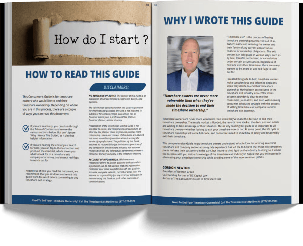 Inside the Consumer's Guide to Timeshare Exit