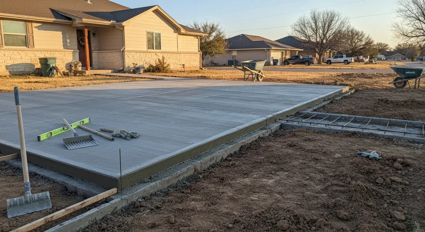 Concrete work and exterior foundation repair