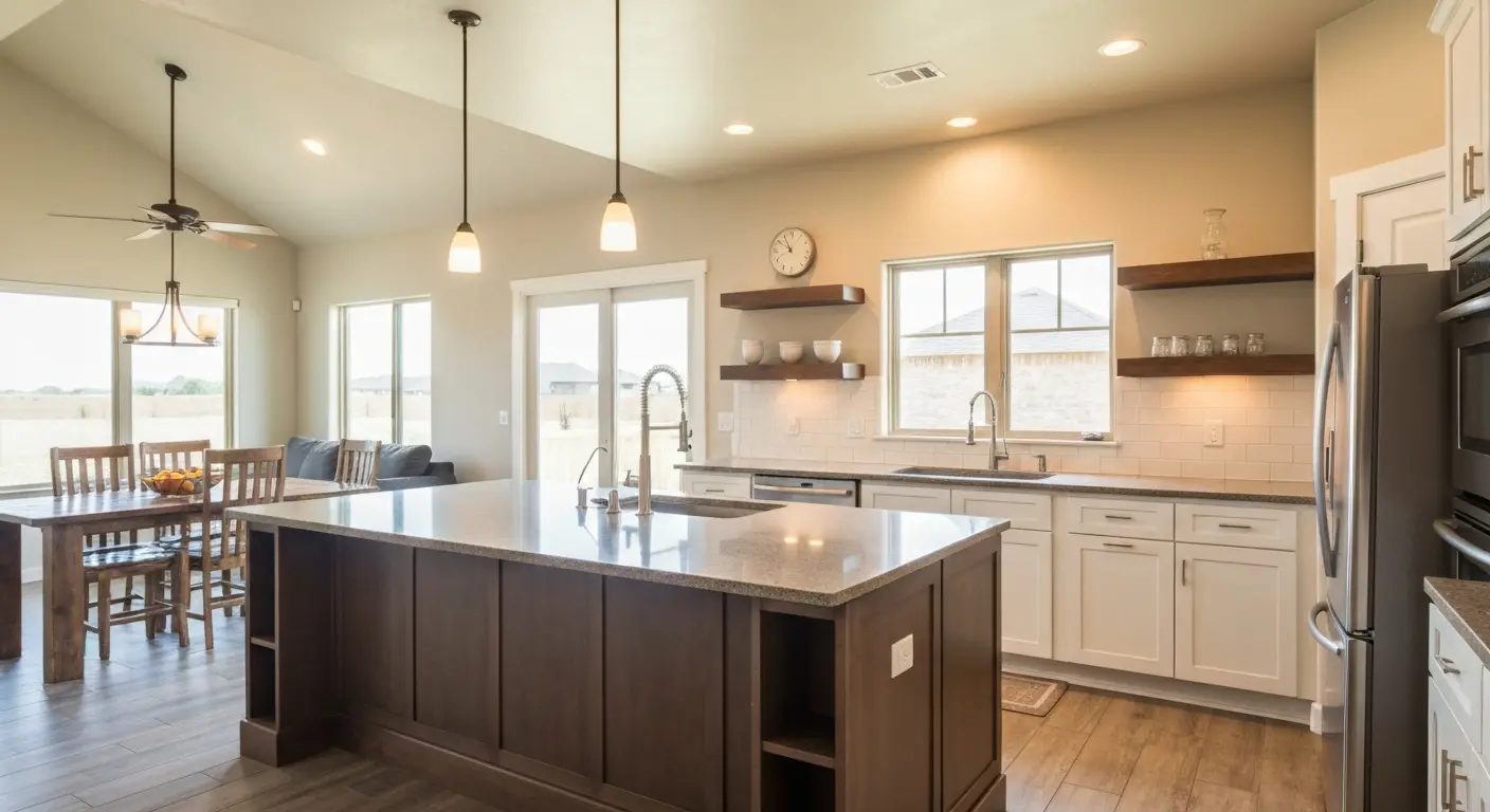 Modern kitchen remodel with custom cabinetry