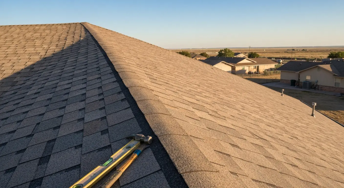 Roof installation project