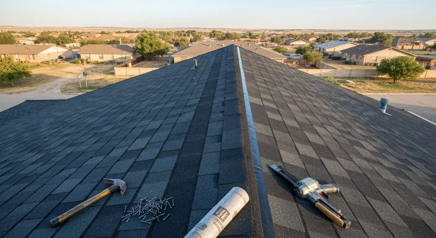 Asphalt shingle roof replacement
