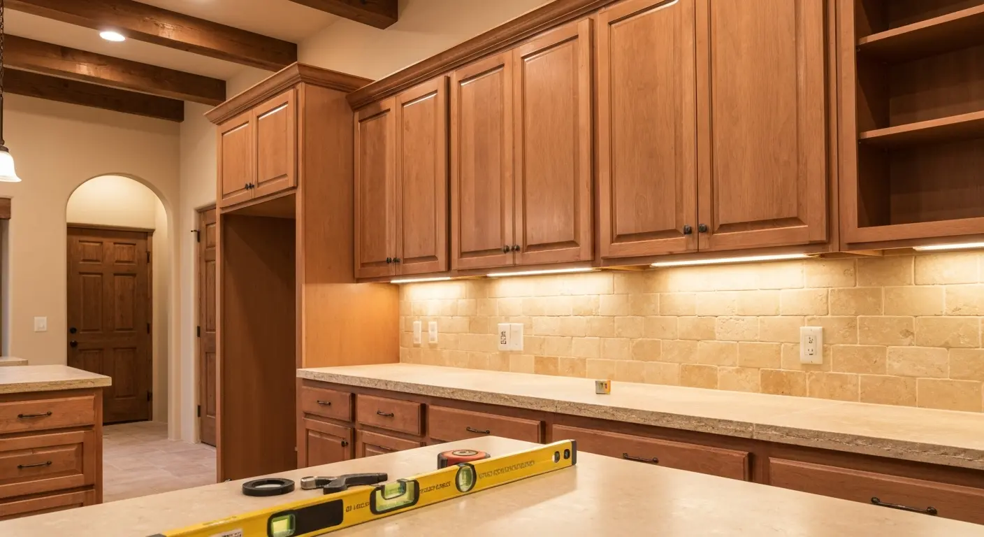 Kitchen cabinet installation