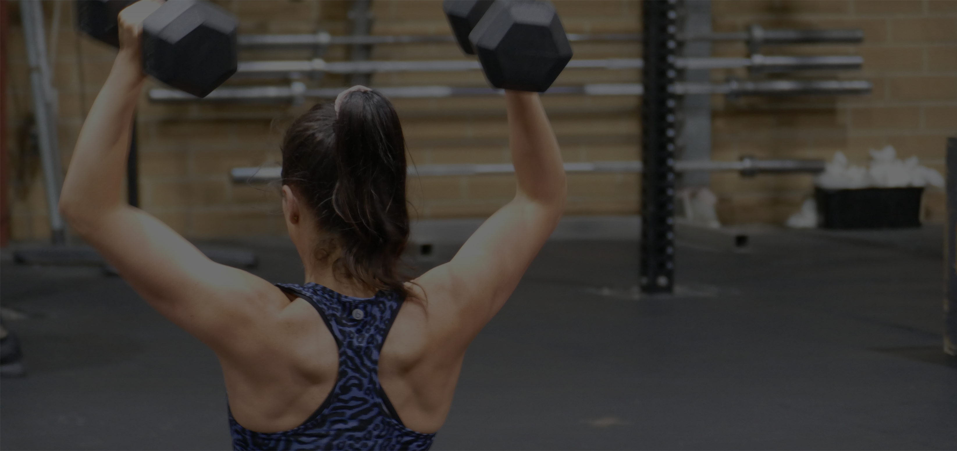 Dumbbells pressed overhead