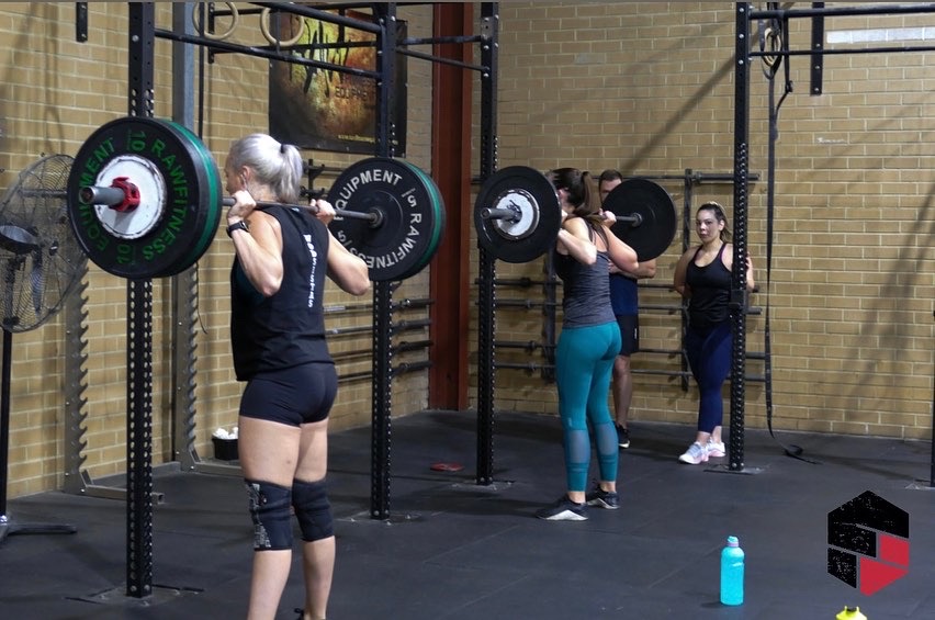 Strength work in the rack