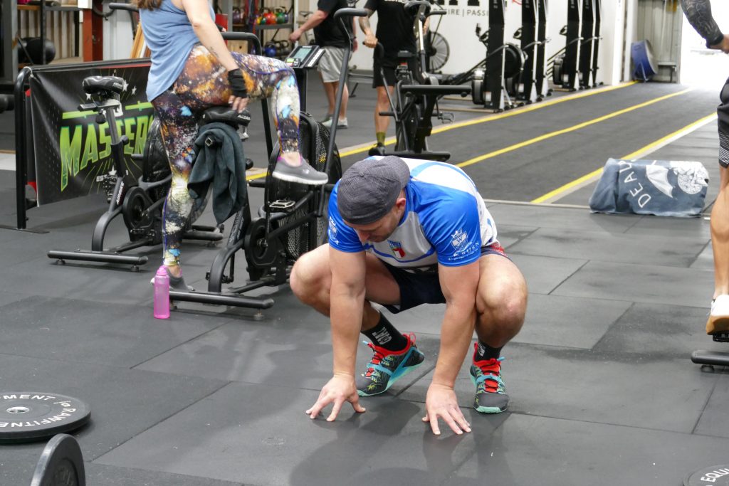 Conditioning stations at CrossFit SFS