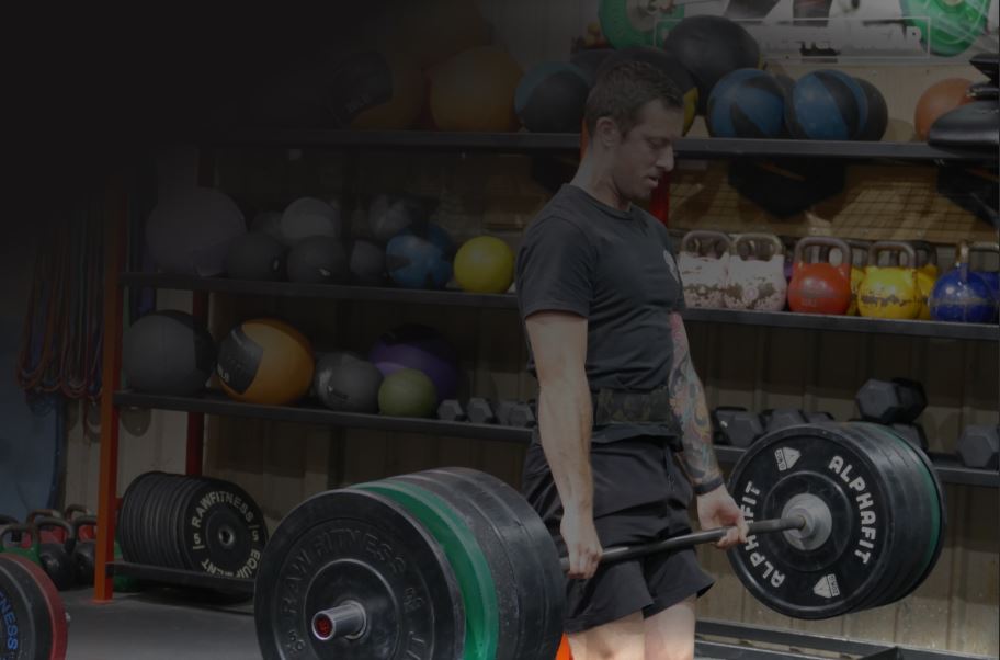 Barbell work at CrossFit SFS