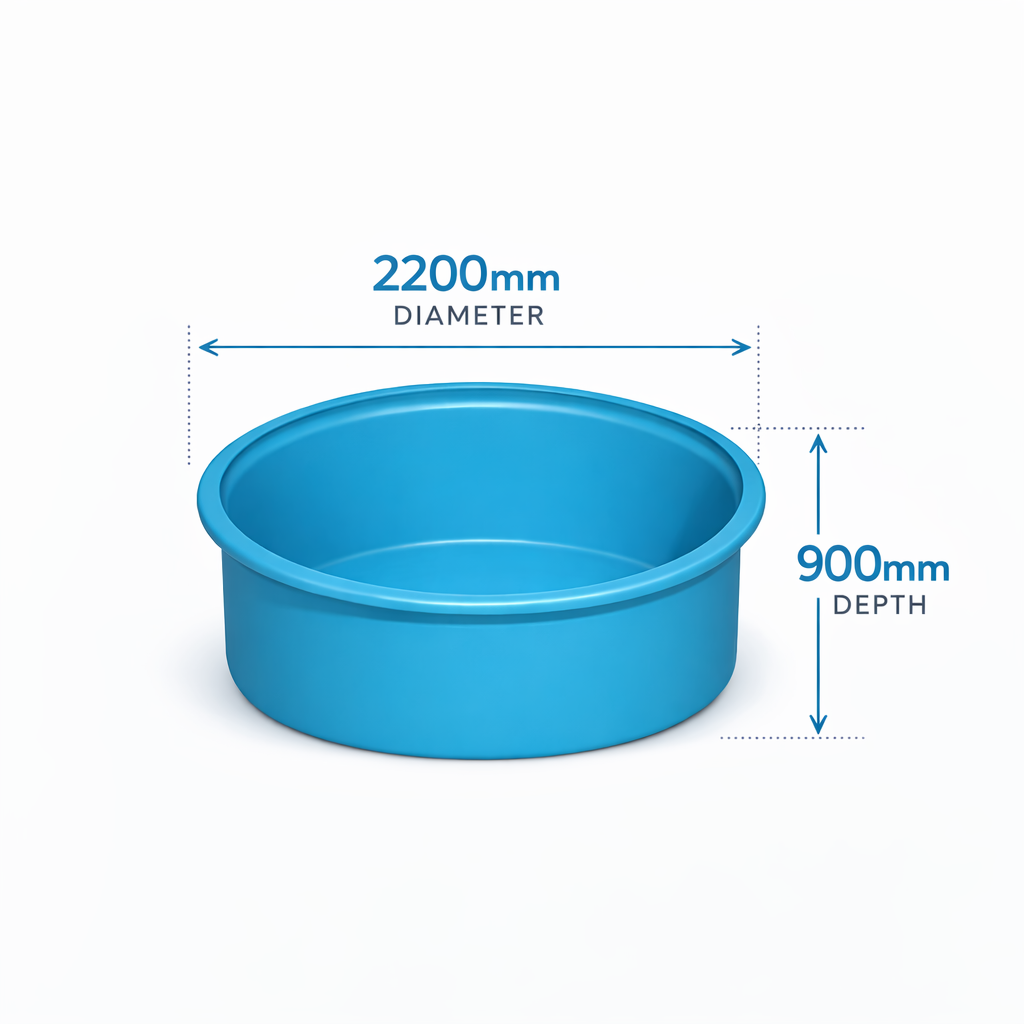 2500 Litre Aussie Splash Pool ™ Poly Shell