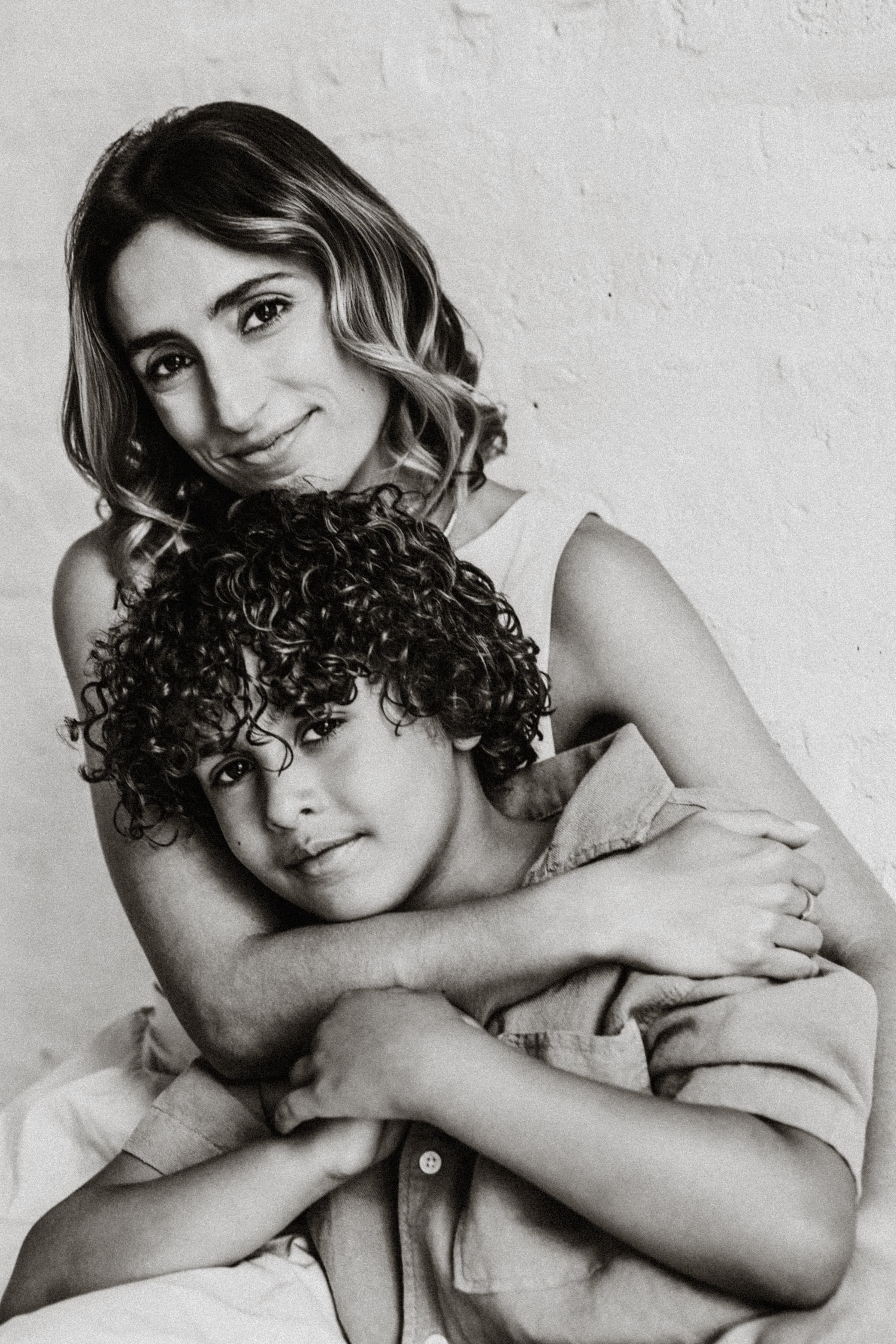 Tulsi with her son