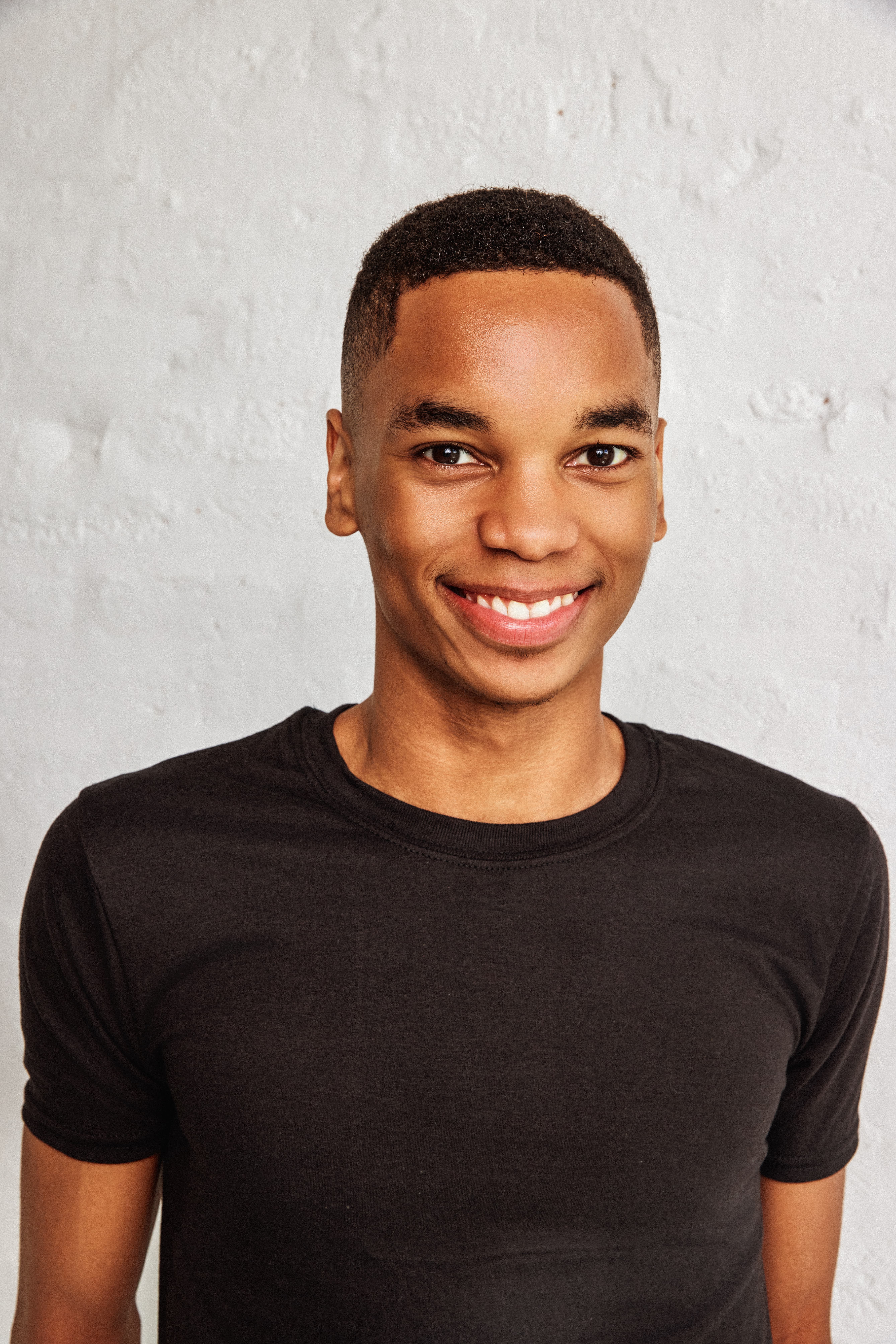 High school senior boy portrait