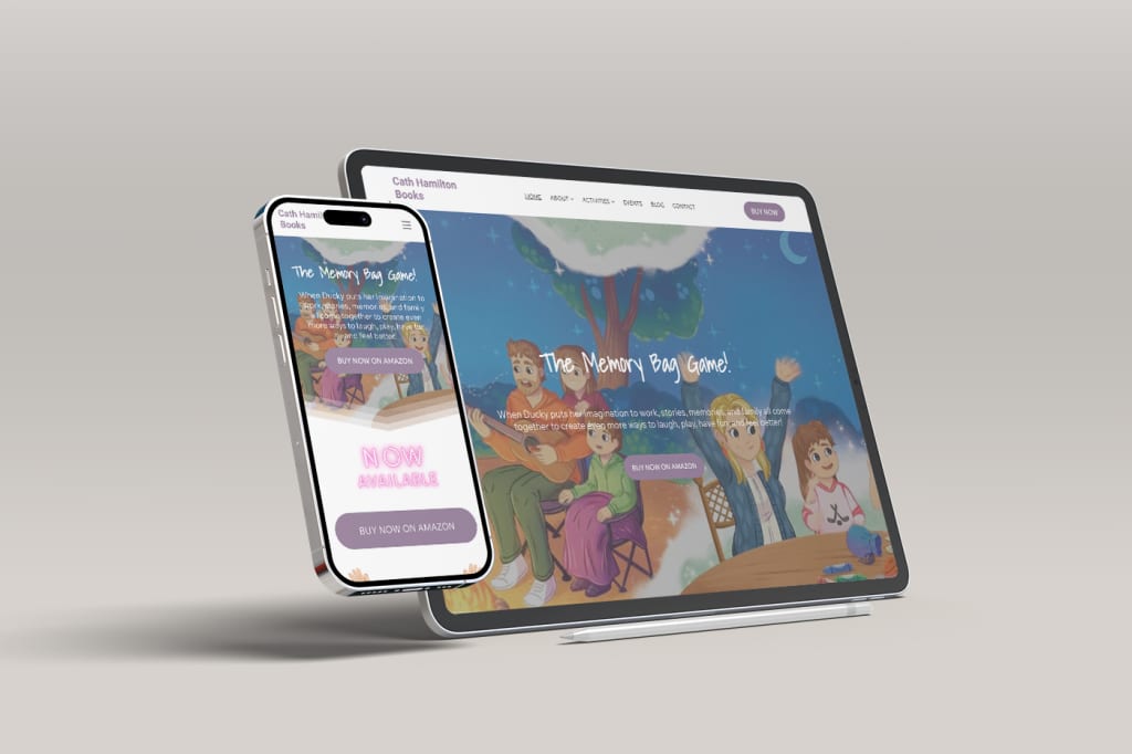 Cath Hamilton Books — Children's Book Author project by Edge Strike Design
