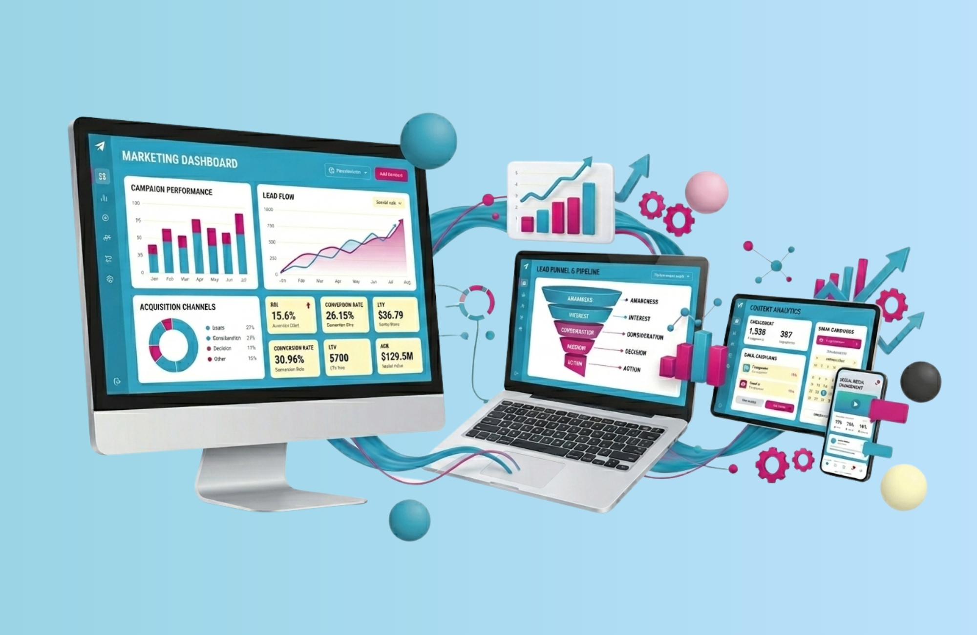 Laptop Screen Content