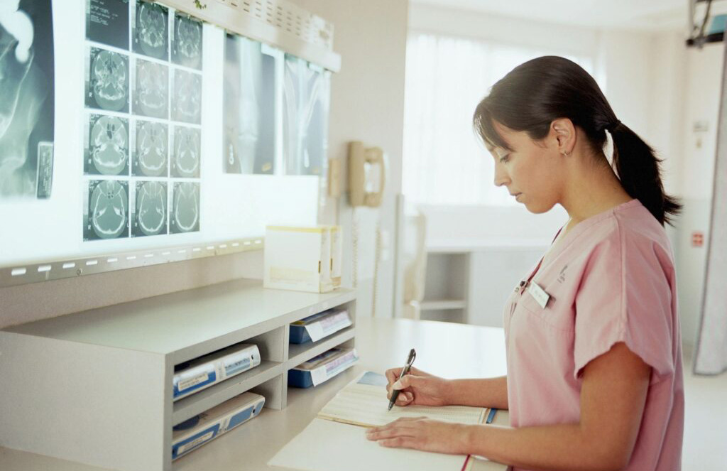 Medical Assistant student in training