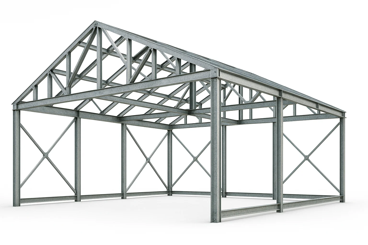charpente métallique 3D
