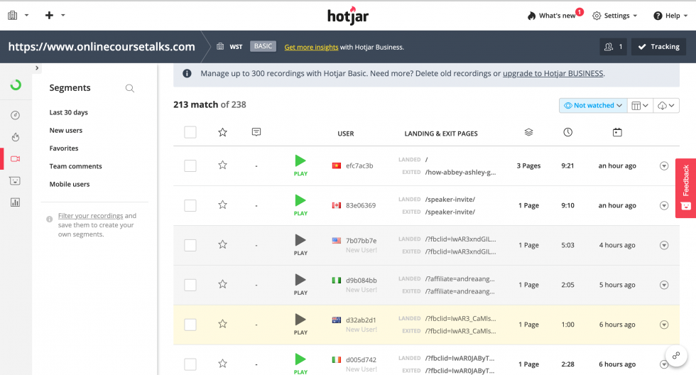 track website traffic track website traffic
