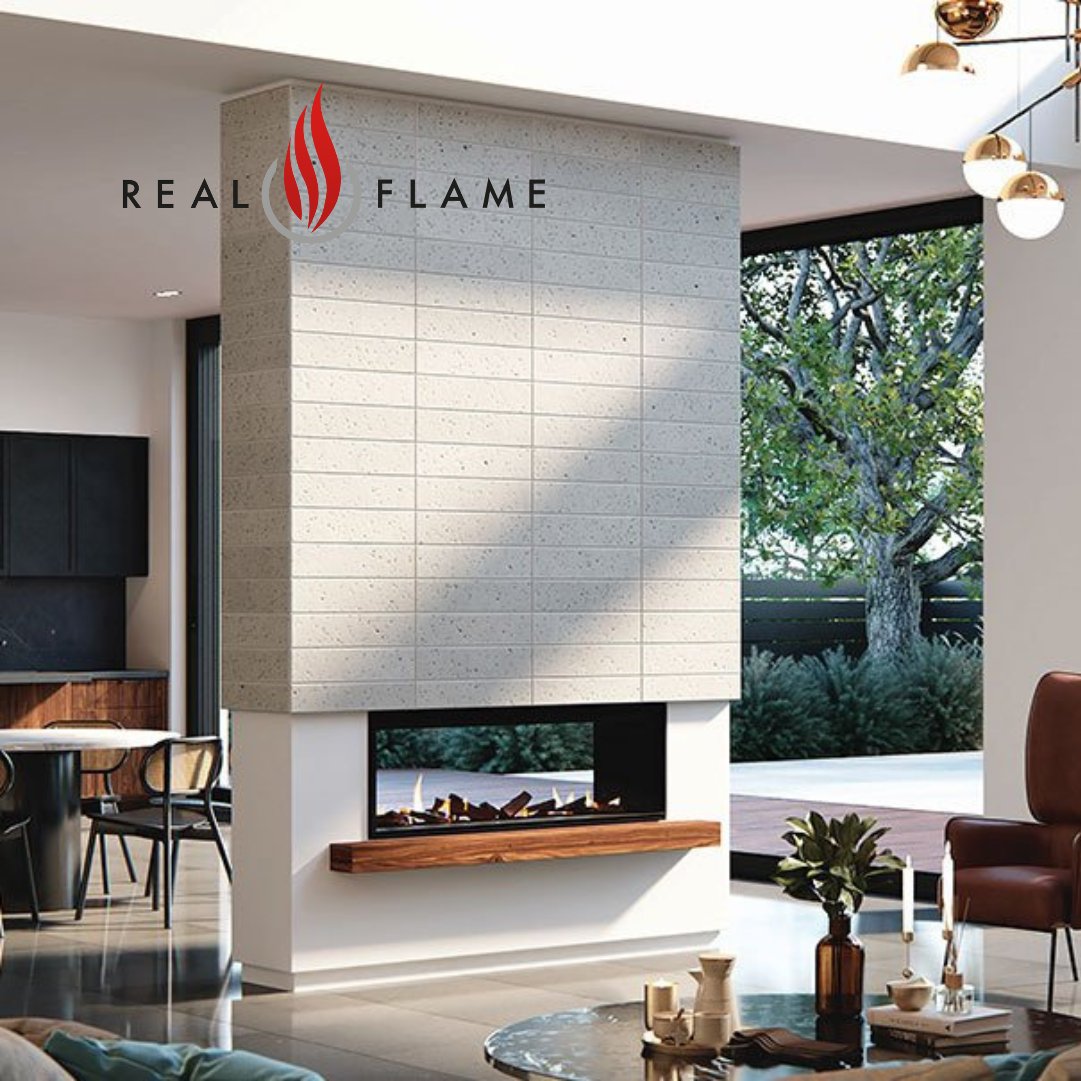 Real Flame - Element Double Sided
