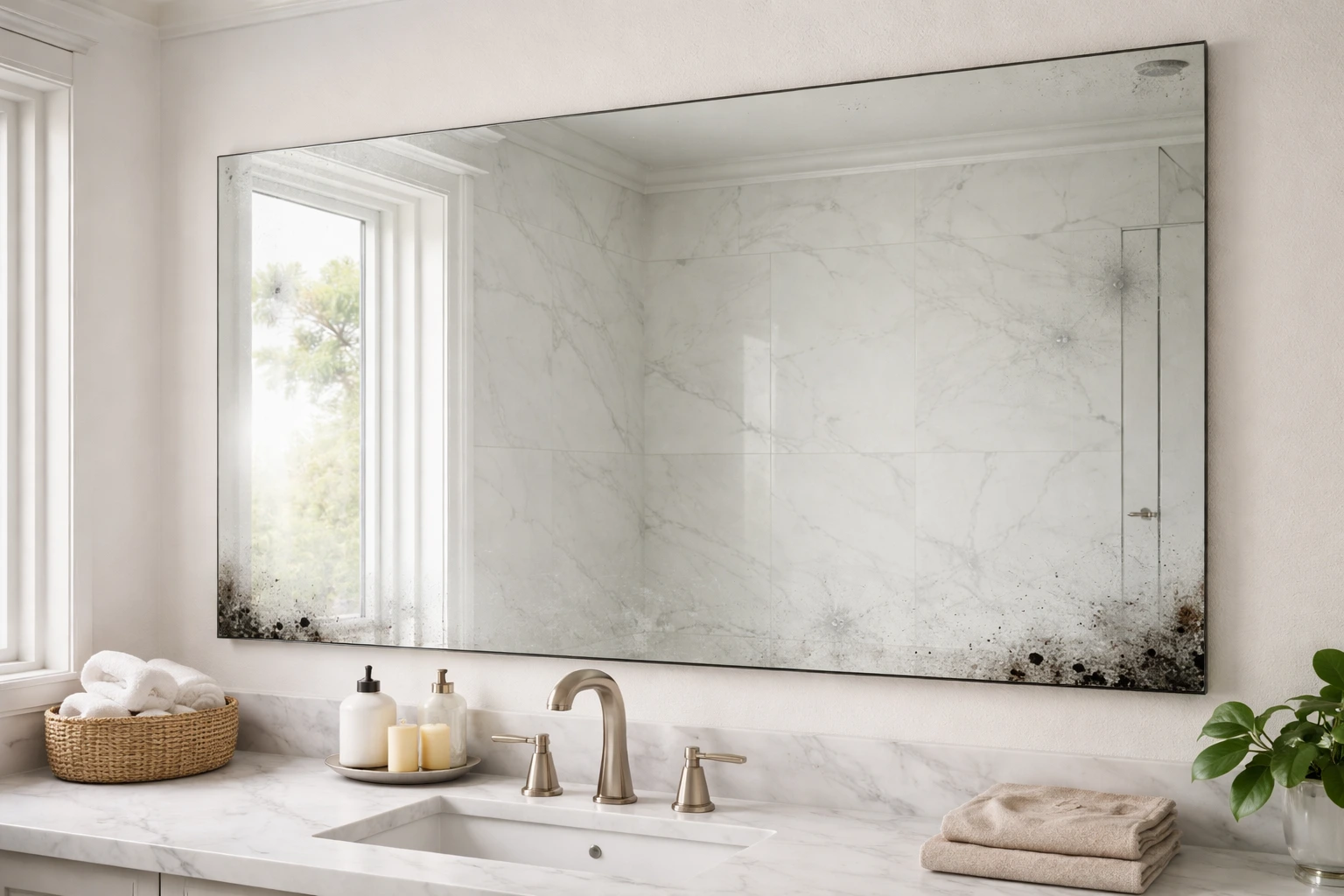 Mirror Repair in Naples: Replacing Desilvered & Black-Edged Mirrors
