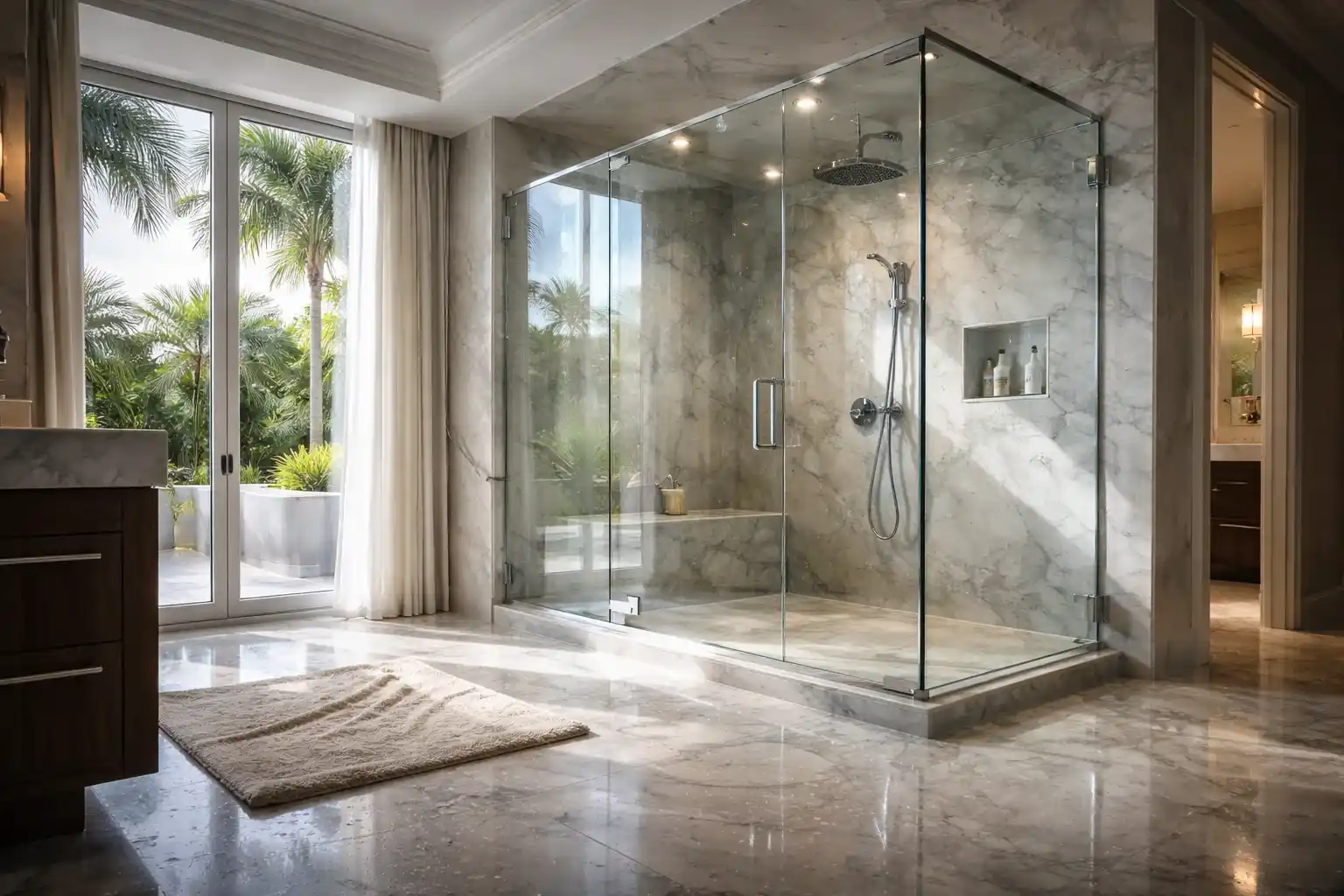 The Safety Benefits of Heavy Glass Shower Doors in Naples