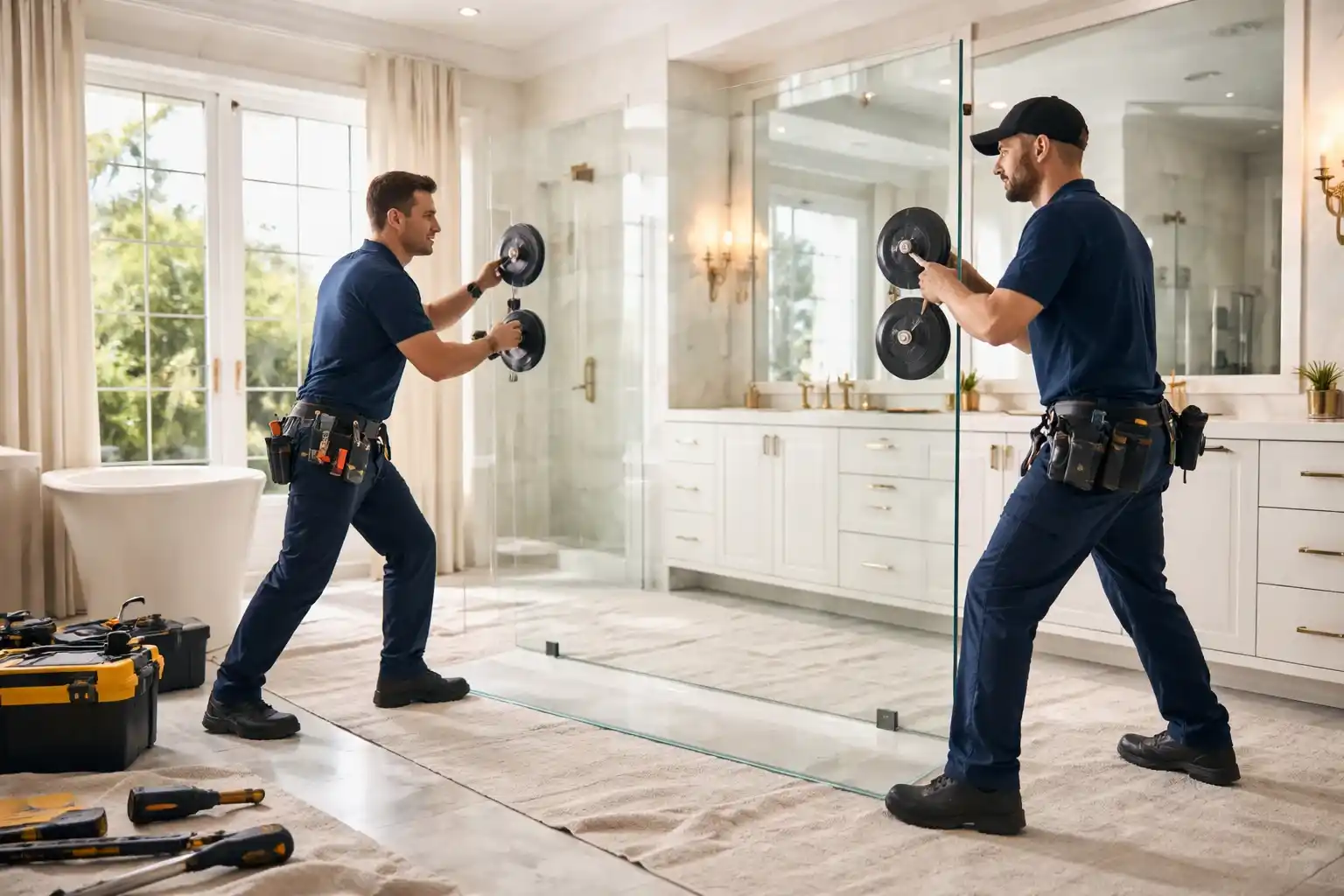 Glass Installation Process: What to Expect in Your Naples Home