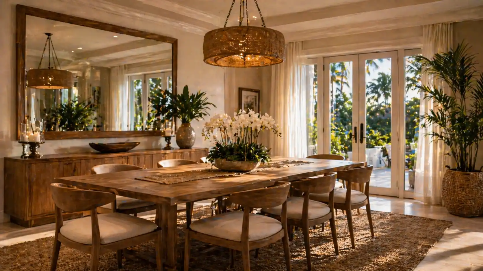 Dining Room Wall Mirrors: Feng Shui & Style in Naples
