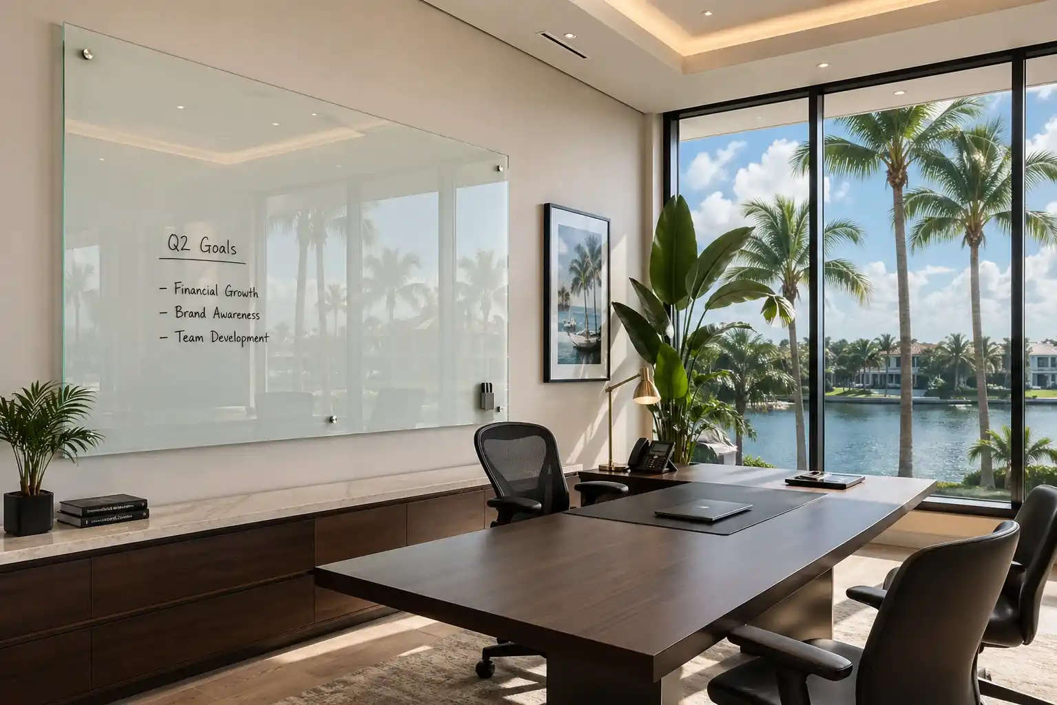 Custom Glass Marker Boards for Modern Offices in Naples