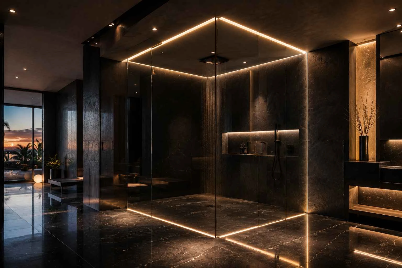 Minimalist Glass Design: Slimline Shower Hardware & Trends