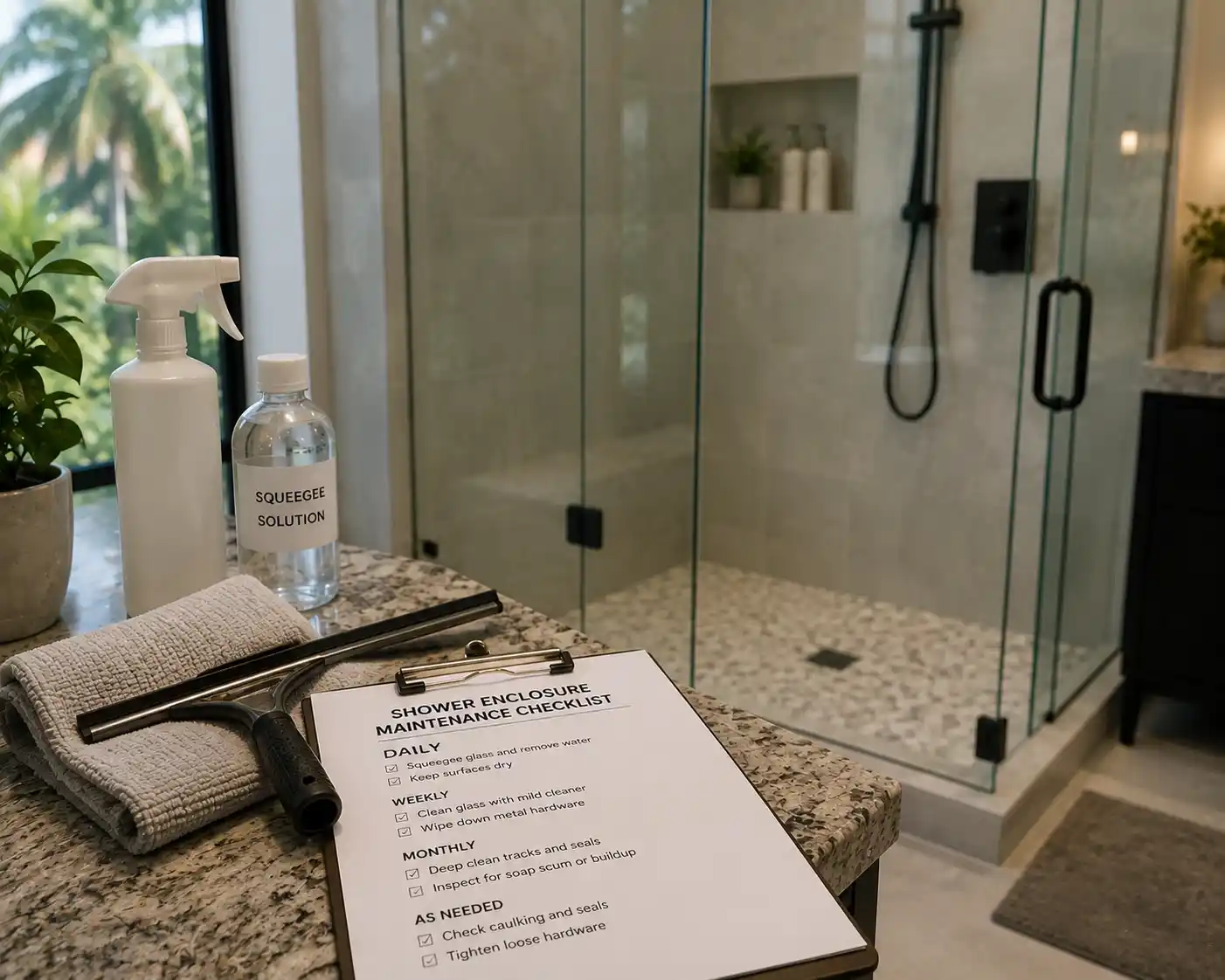 Shower Enclosure Maintenance in Florida: A Complete Guide