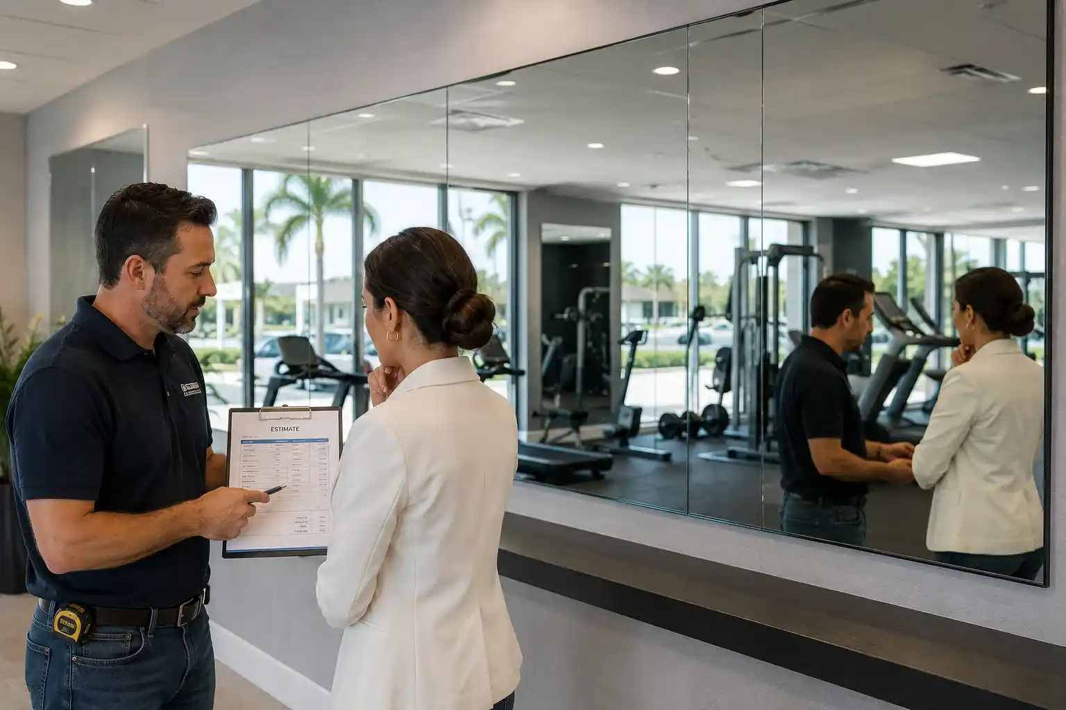 How Much Does a Commercial Mirror Cost in Southwest Florida in 2026?
