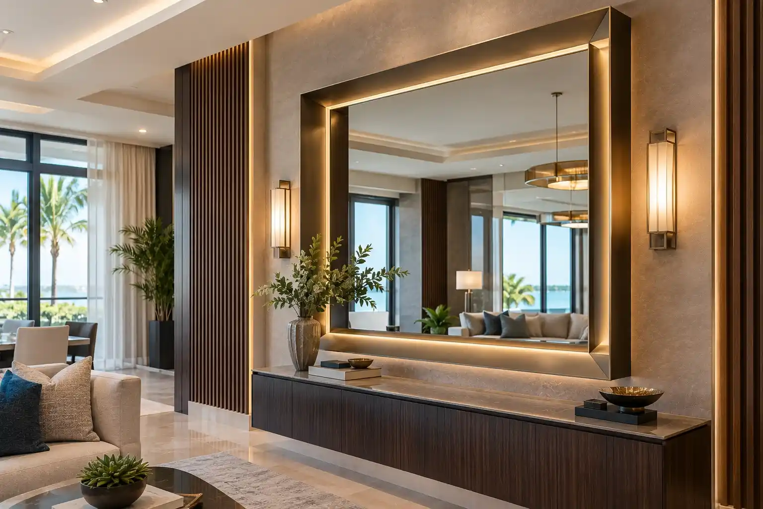 Shadow Box Mirror Custom Designs: Adding Depth to Architectural Walls
