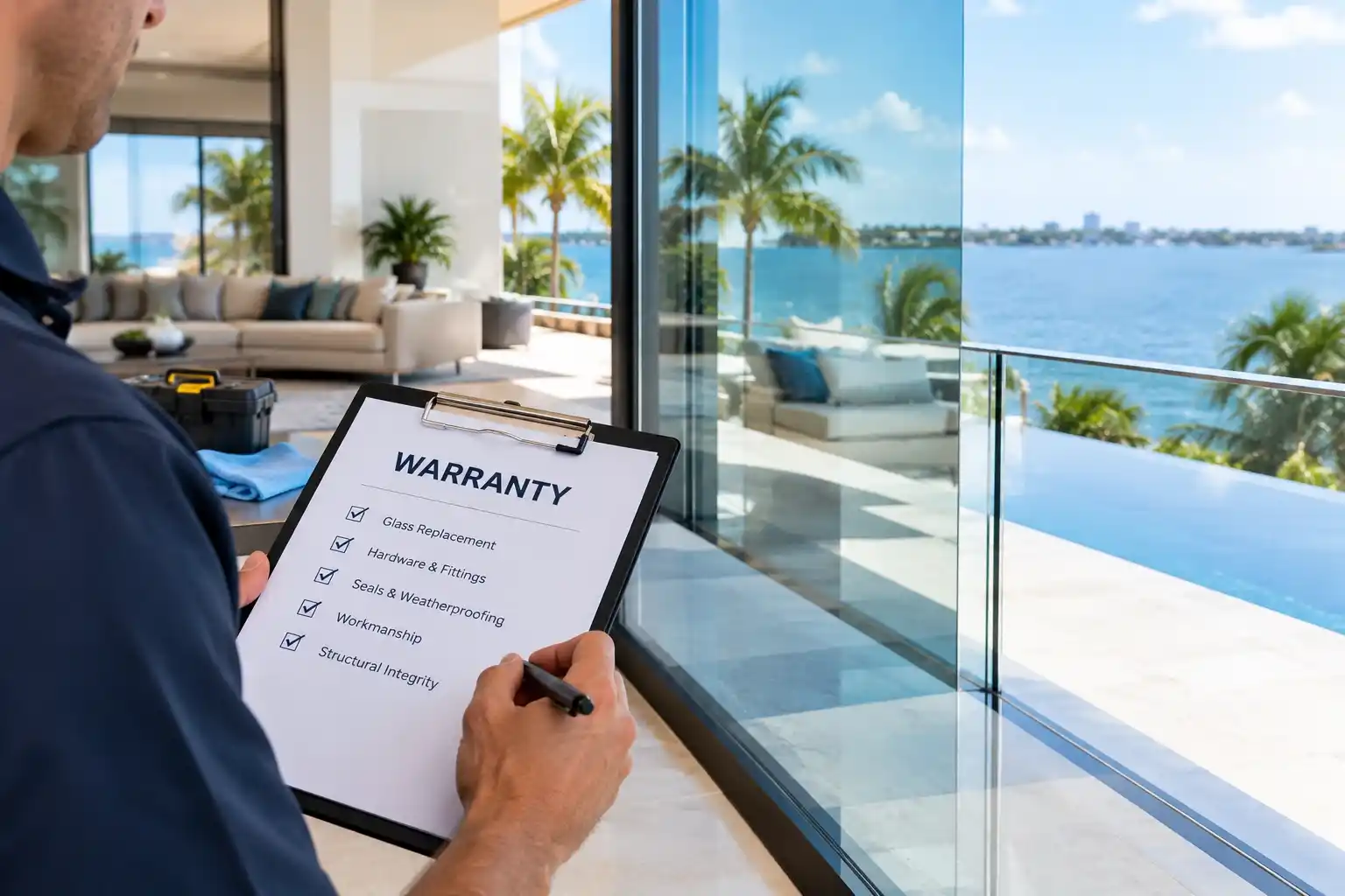 What Does a Custom Glass Feature Warranty Cover in Naples, FL
