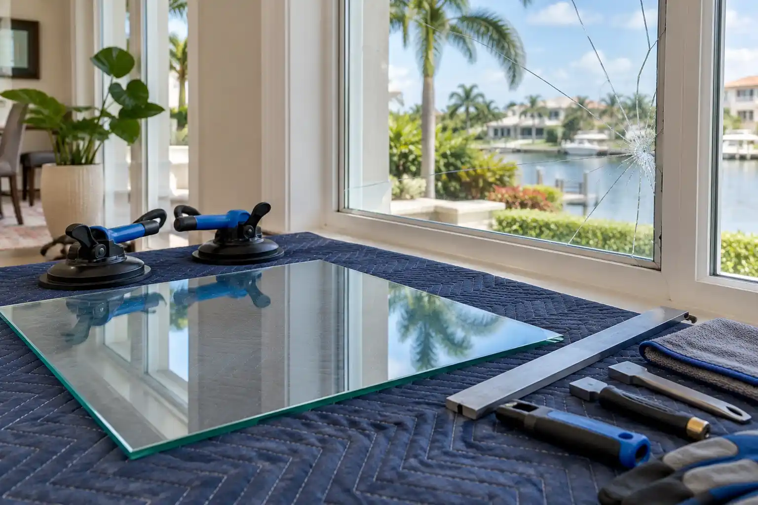 Glass Repair Cost in Fort Myers, FL: 2026 Pricing Guide