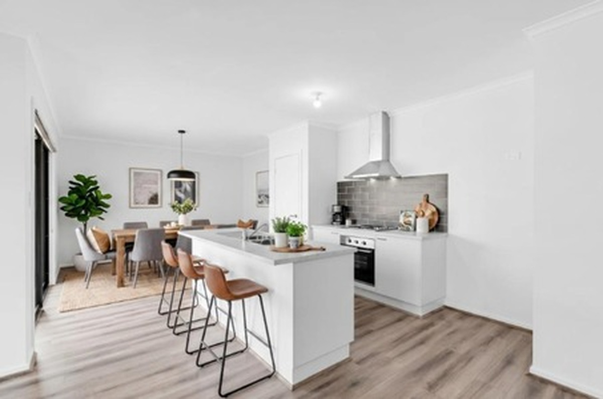 Kitchen interior at Foster Street, Merbein