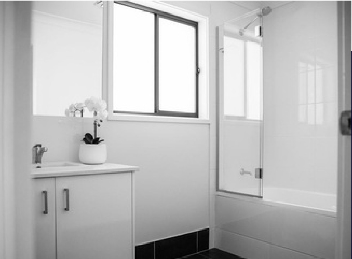 Representative bathroom interior for the Oakview Heights dual-key package