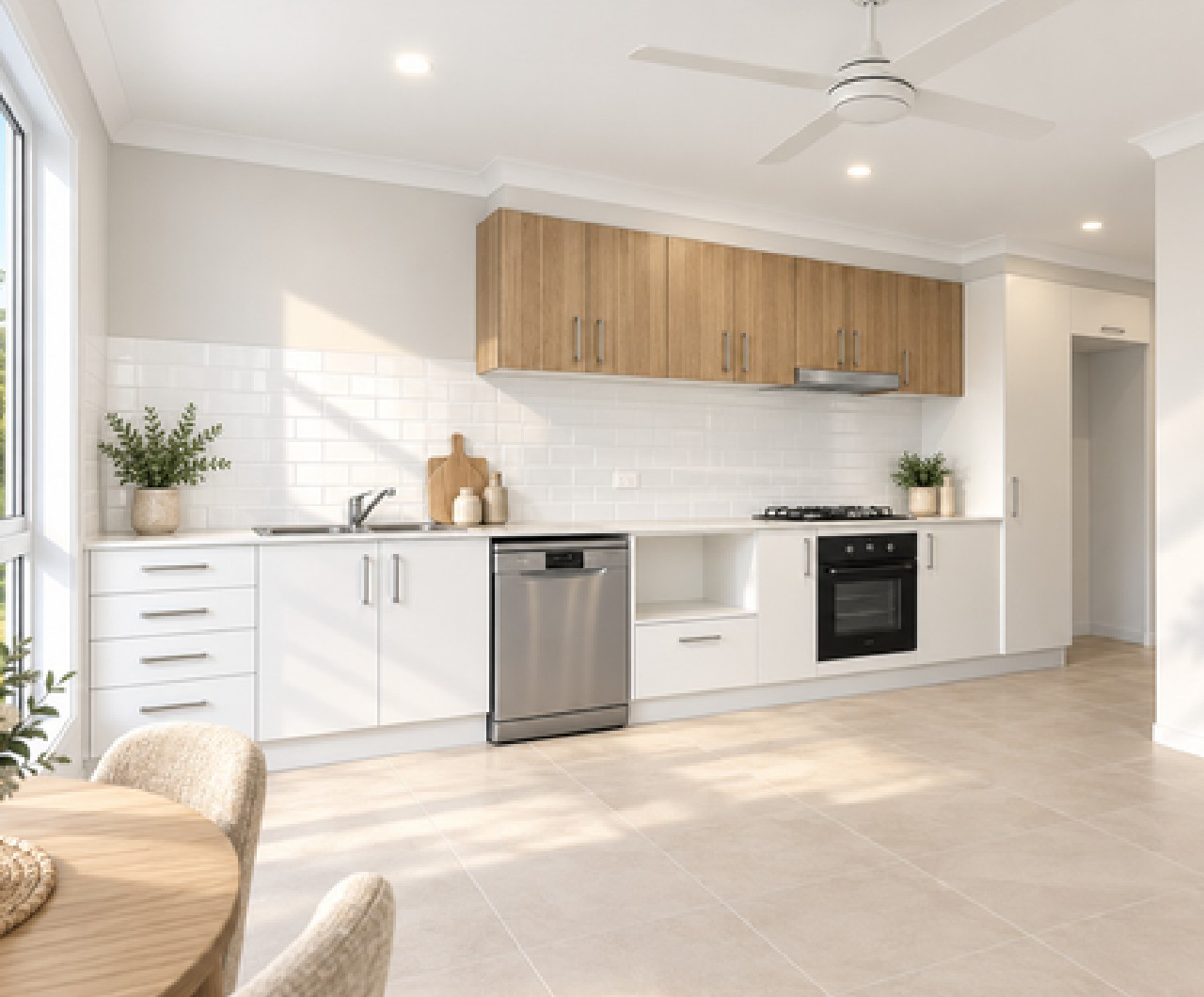 Representative kitchen interior for the Mt Falcon Estate dual-key package