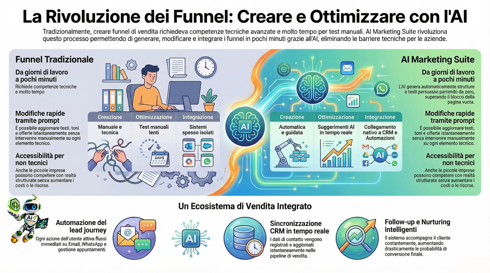 Creai funnel con Ai