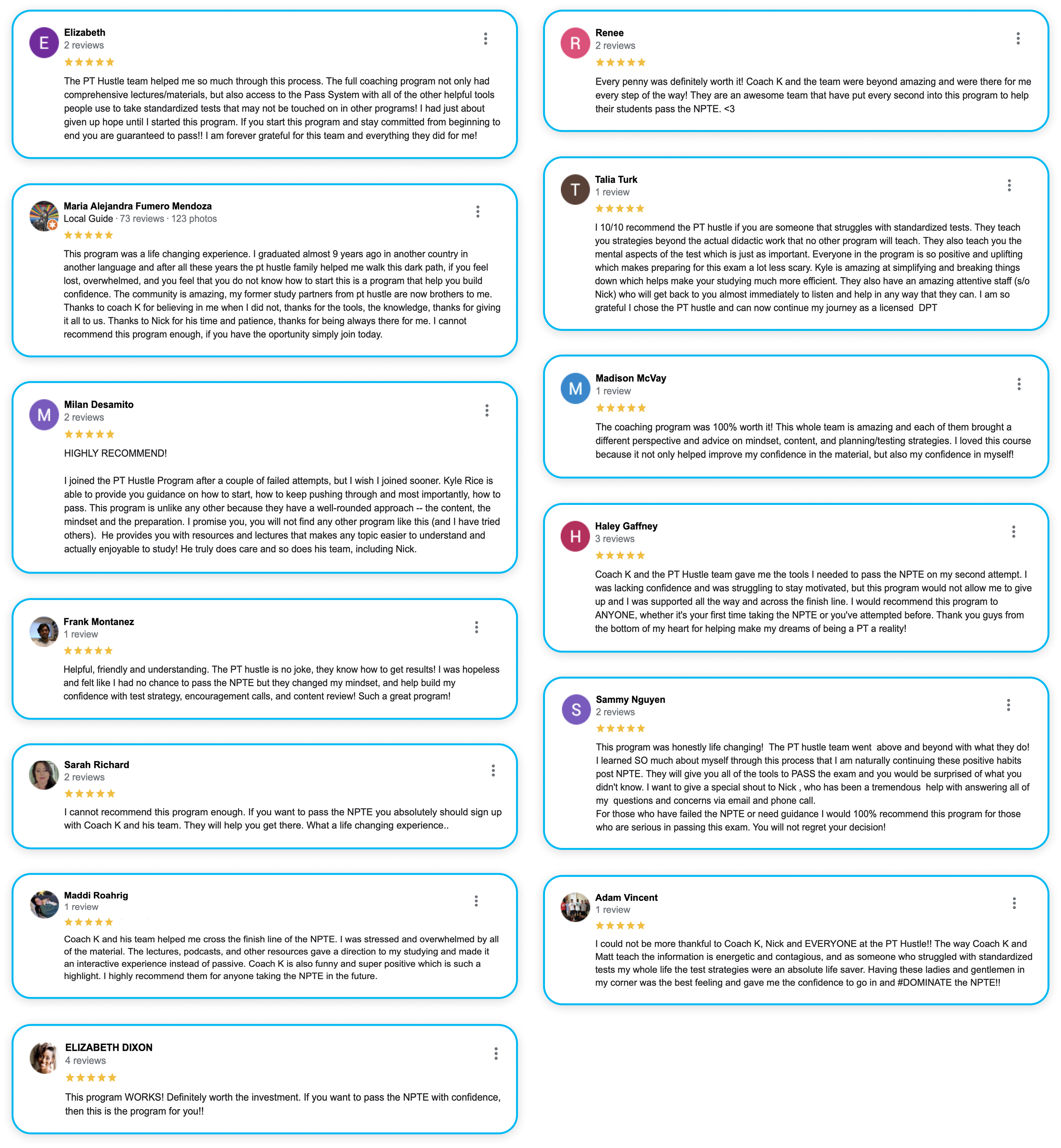 PT Hustle Reviews