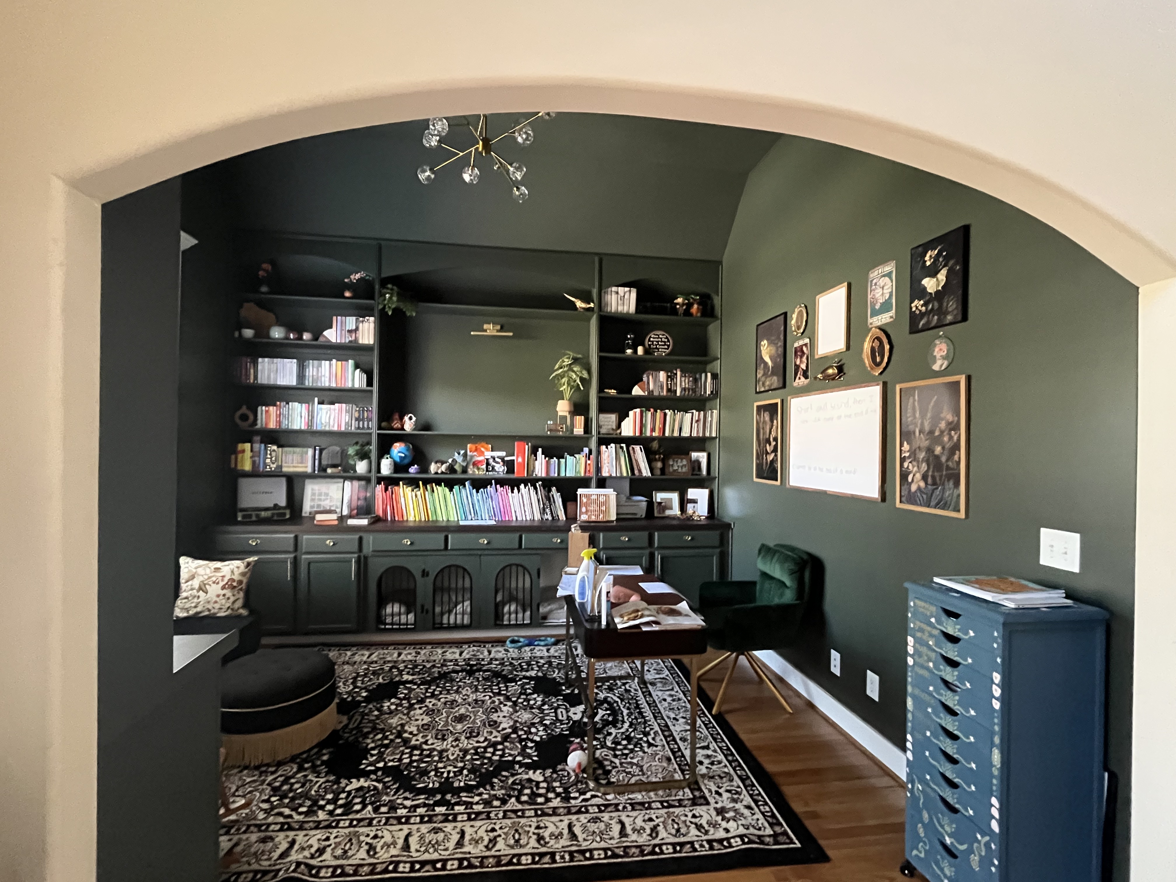 Custom Library Finish