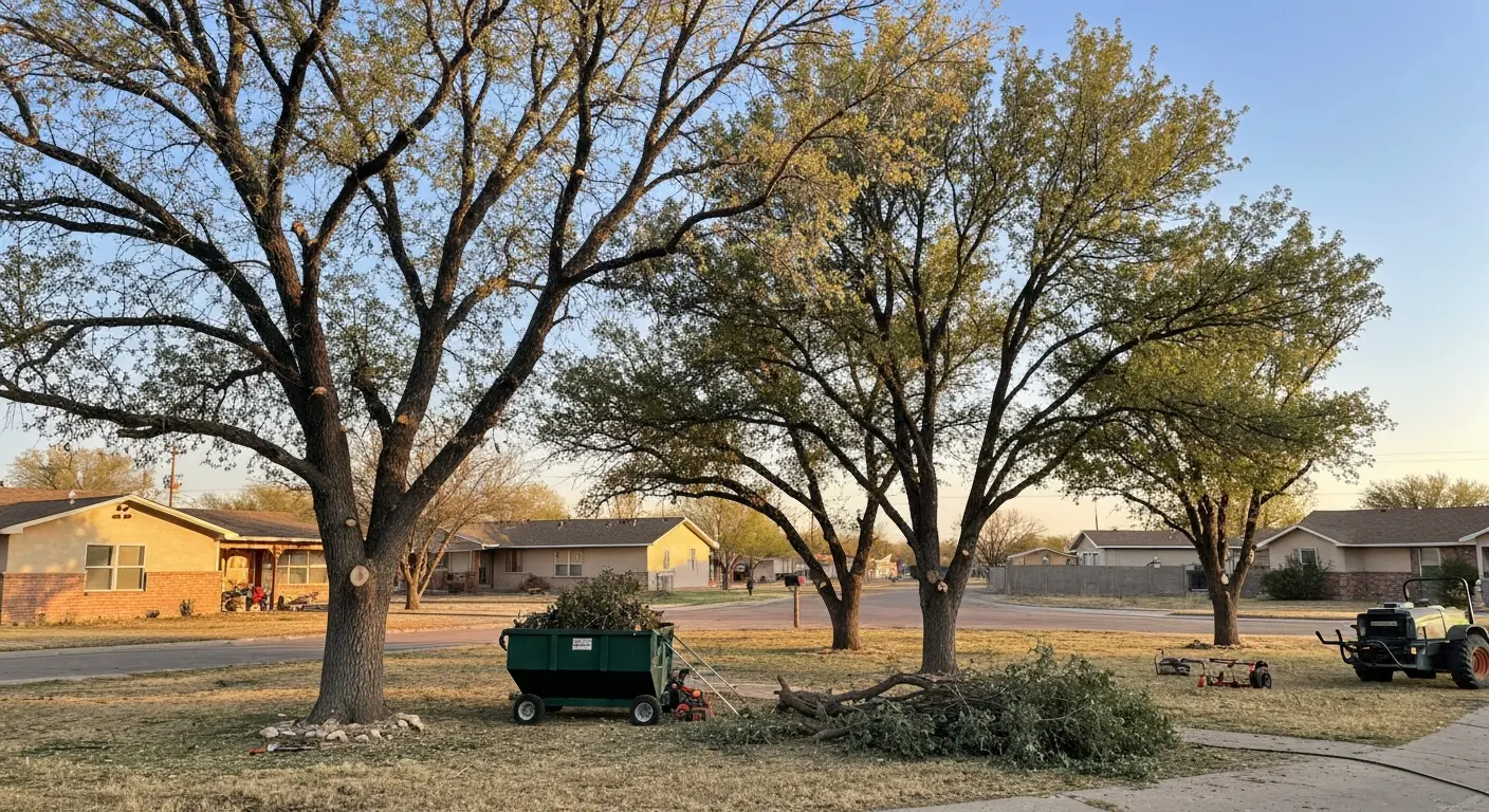 Professional tree trimming