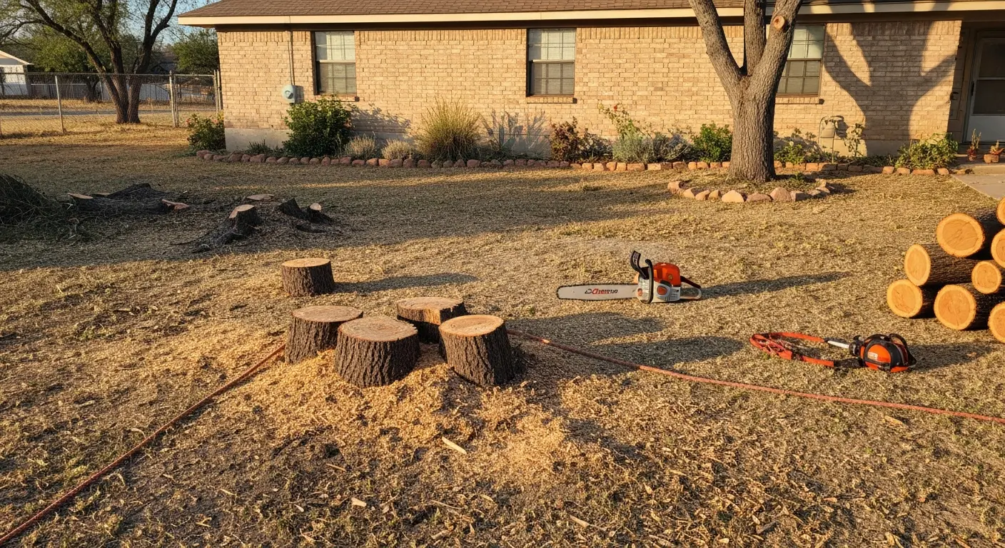 Tree removal work