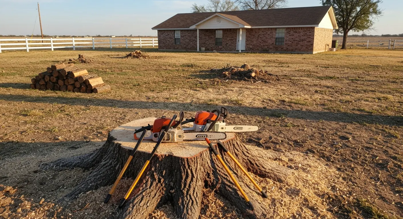 Tree removal in Pampa Texas